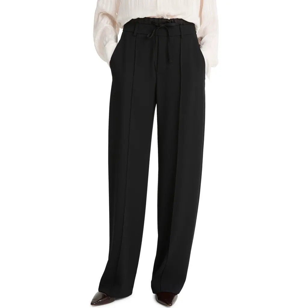 Vince Double Waistband Pants in Black at Nordstrom Rack, Size 6 | Nordstrom Rack