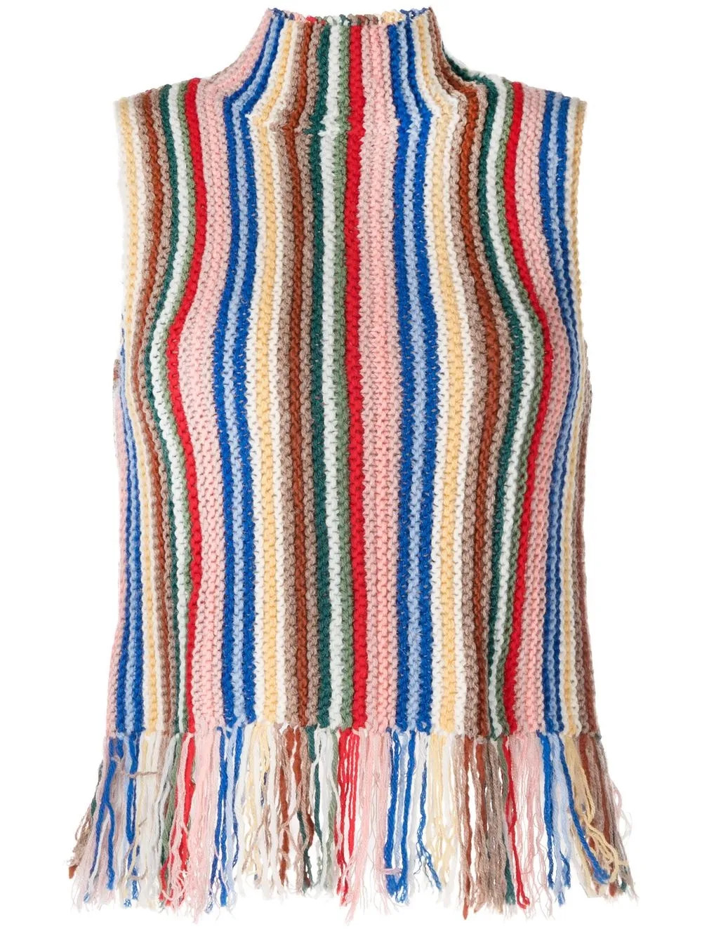 Olina high-neck crochet tank | Farfetch Global
