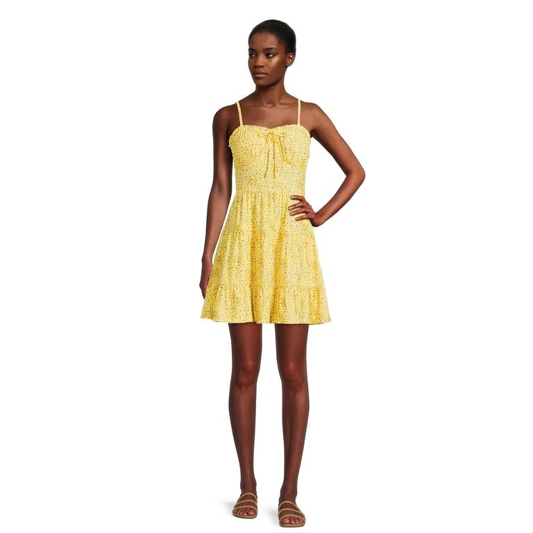 No Boundaries Juniors Strapless Dress, Sizes XS-3XL - Walmart.com | Walmart (US)