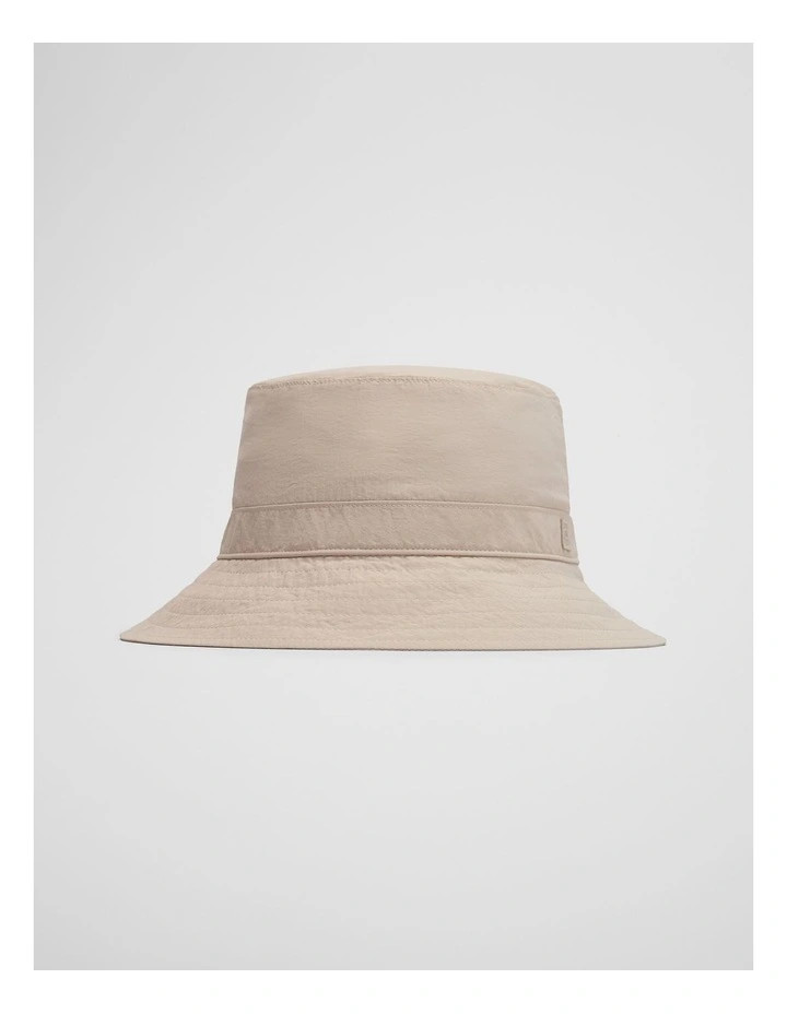 Branded Bucket Hat in Natural | Myer