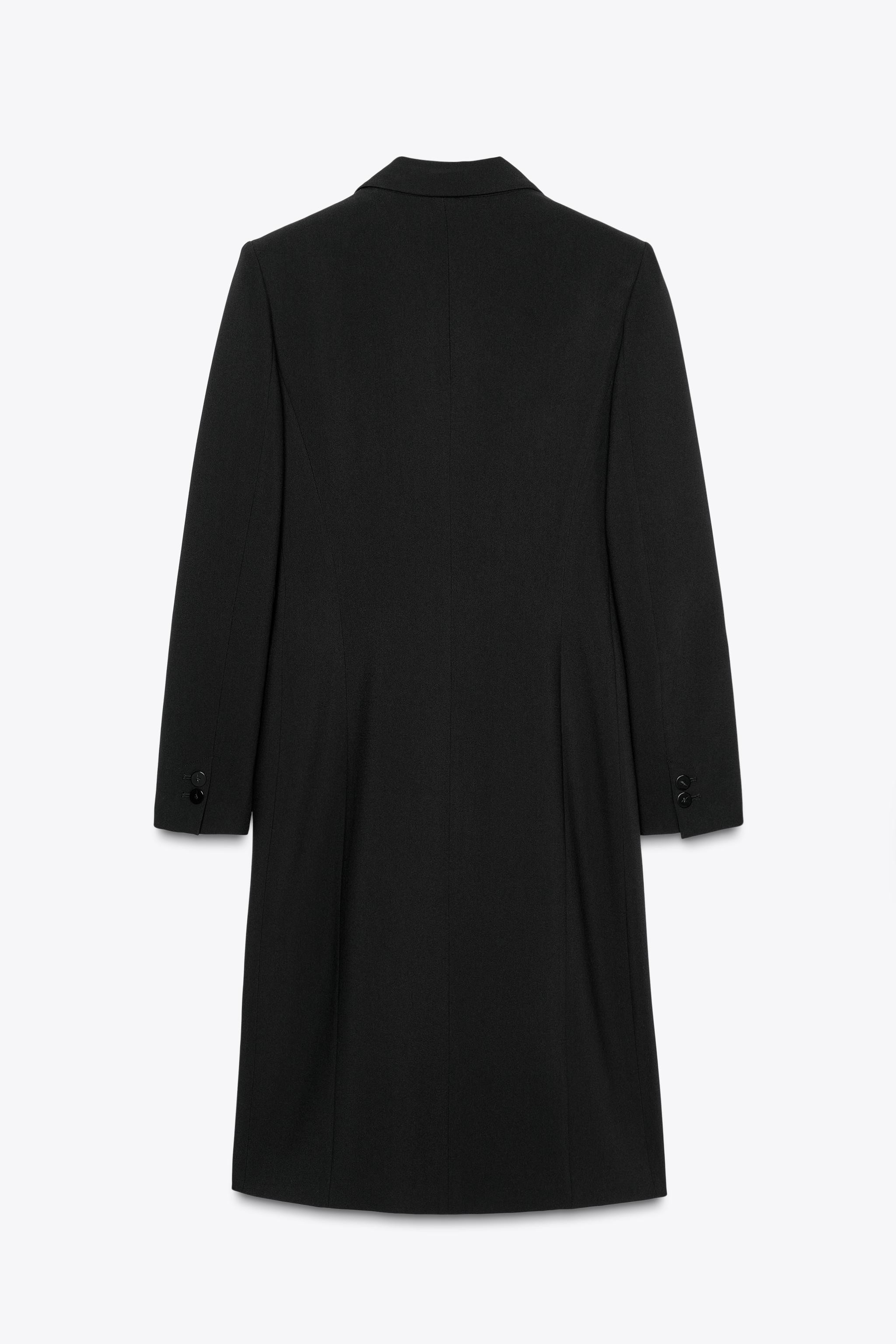 LONG BLAZER WITH SHOULDER PADS | Zara UK