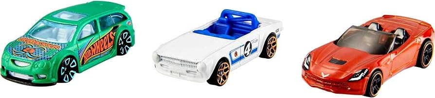 Hot Wheels 3 Car Pack, Multipack of 3 Vehicles, Instant Starter Set, Collection of 1:64 Scale Toy... | Amazon (US)