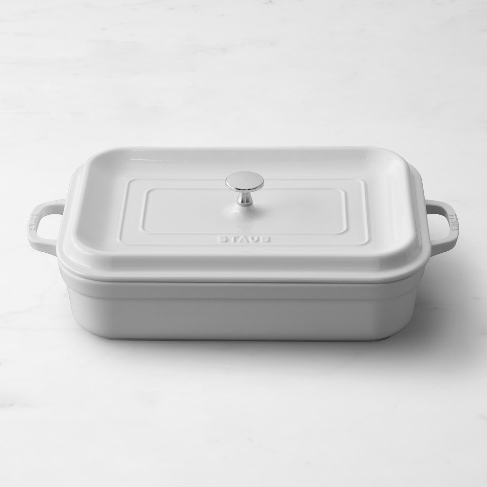 Staub Stoneware Rectangular Covered Baker, 4.8-Qt. | Williams-Sonoma