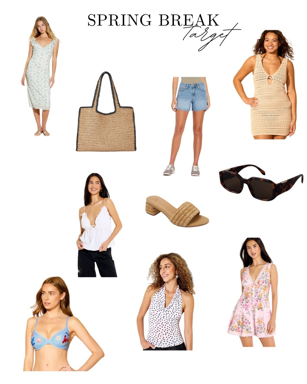 Loving these pics from target for those spring break and vacay vibes!

#LTKSeasonal #LTKMidsize