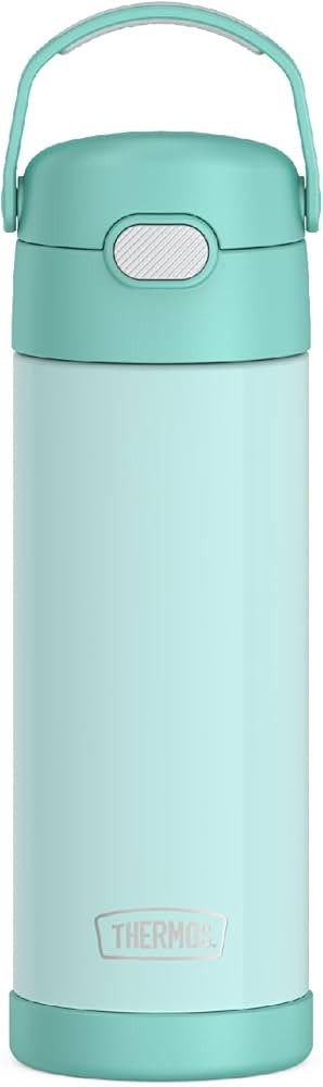 THERMOS FUNTAINER 16 Ounce Stainless Steel Vacuum Insulated Bottle with Wide Spout Lid, Mint | Amazon (US)