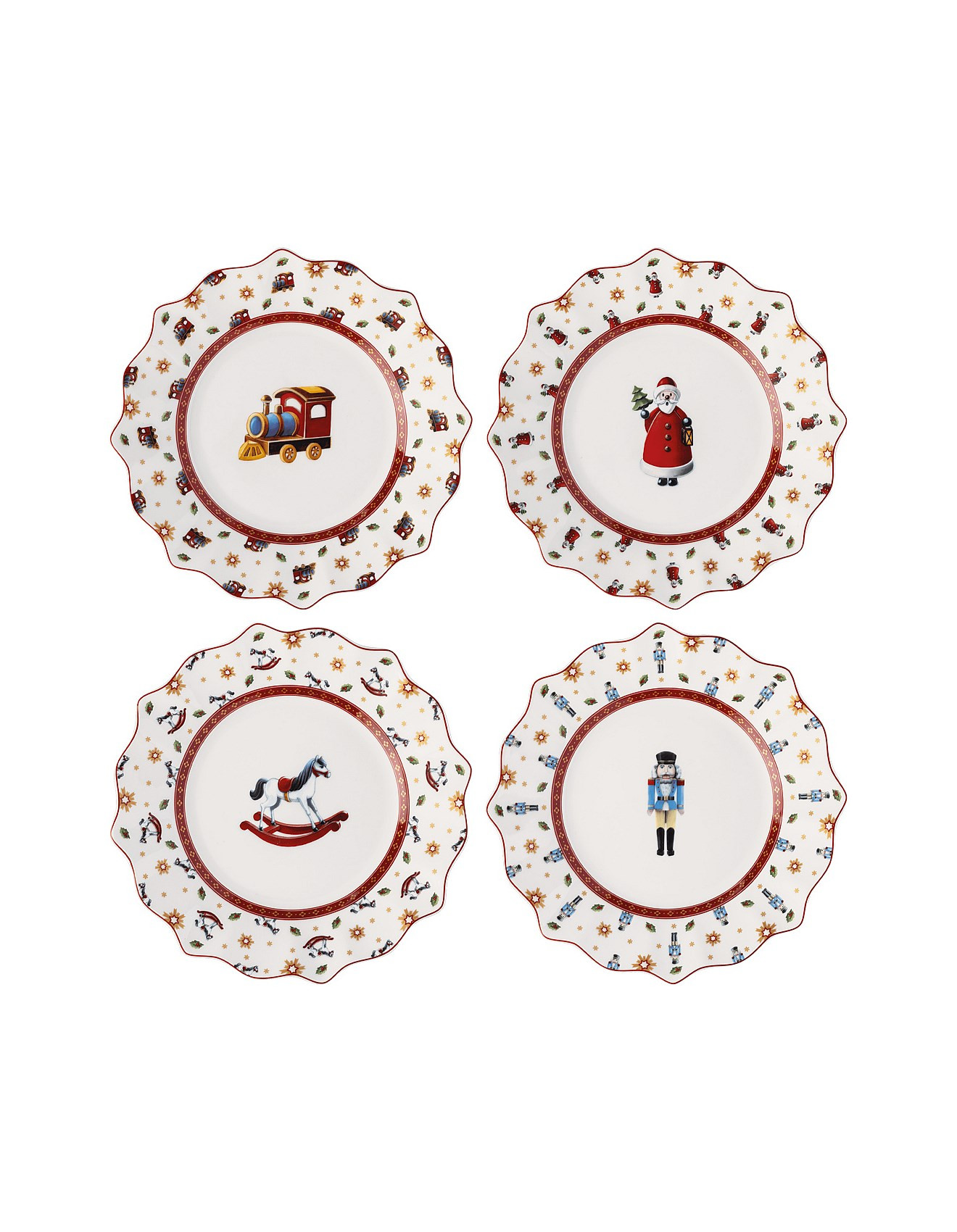 Toy's Delight Anniversary Plate Set of 4 | David Jones (Australia & New Zealand)