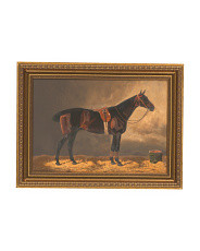 24x18 Horse With Green Bucket Wall Art | Home | Marshalls | Marshalls
