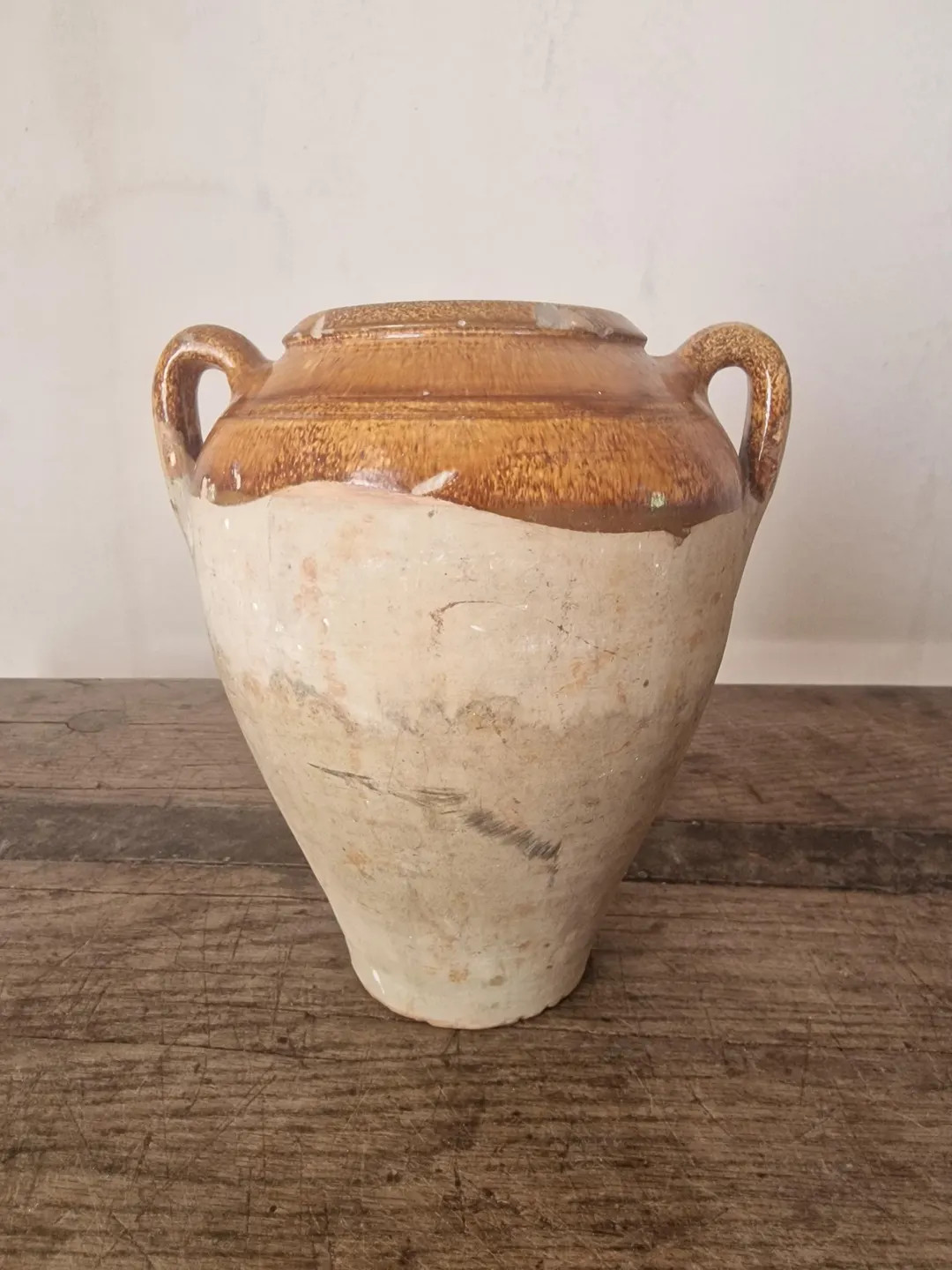 Spanish Terracotta Olive Pot, Antique Ceramic Vase, Earthenware | Etsy (US)