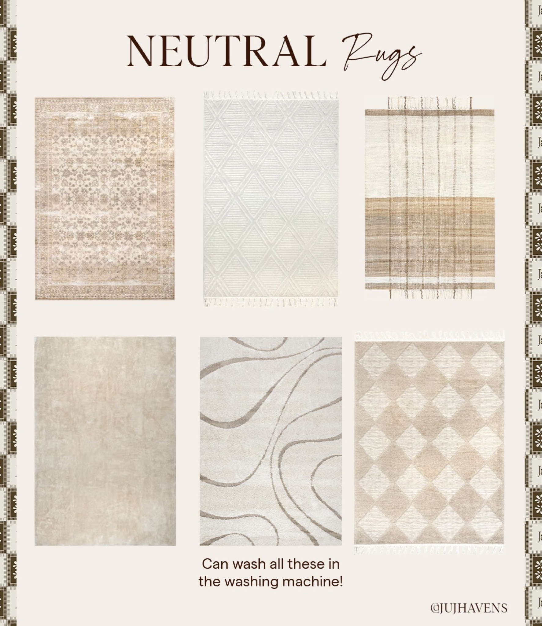 Neutral rugs I’m loving! 

#LTKhome