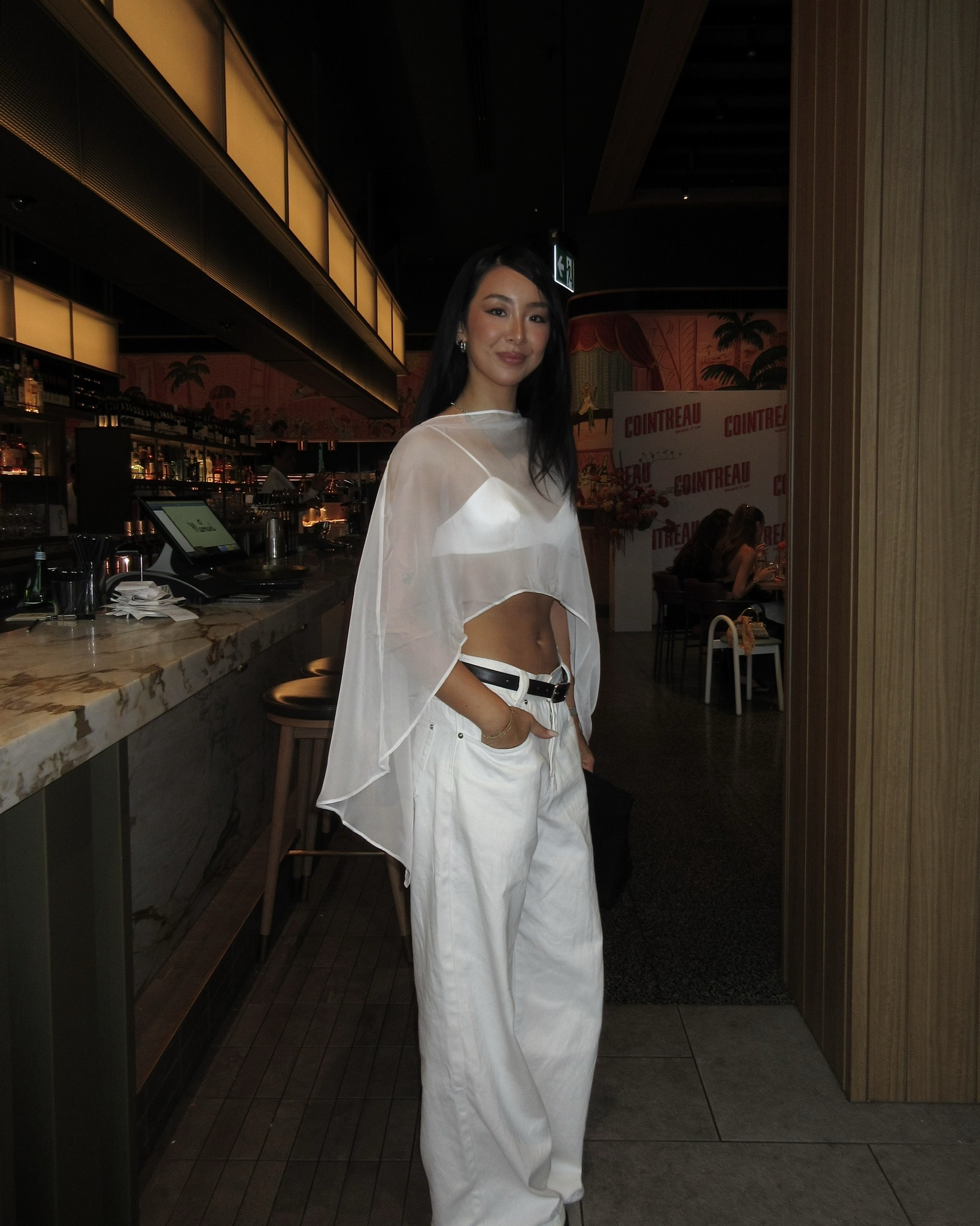 Love a sheer cape moment 🤍