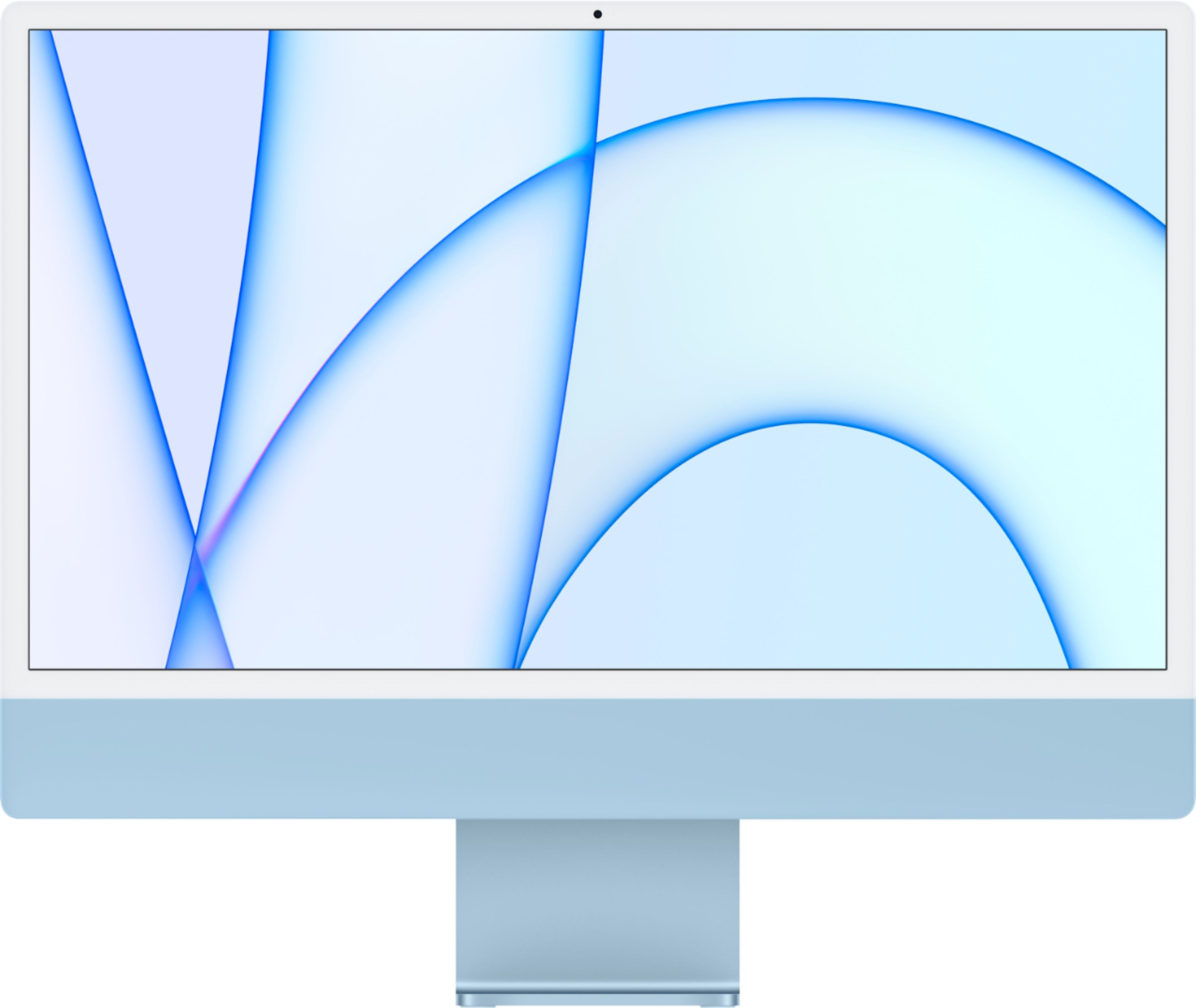 24" iMac® with Retina 4.5K display Apple M1 8GB Memory 256GB SSD w/Touch ID (Latest Model) Blue ... | Best Buy U.S.
