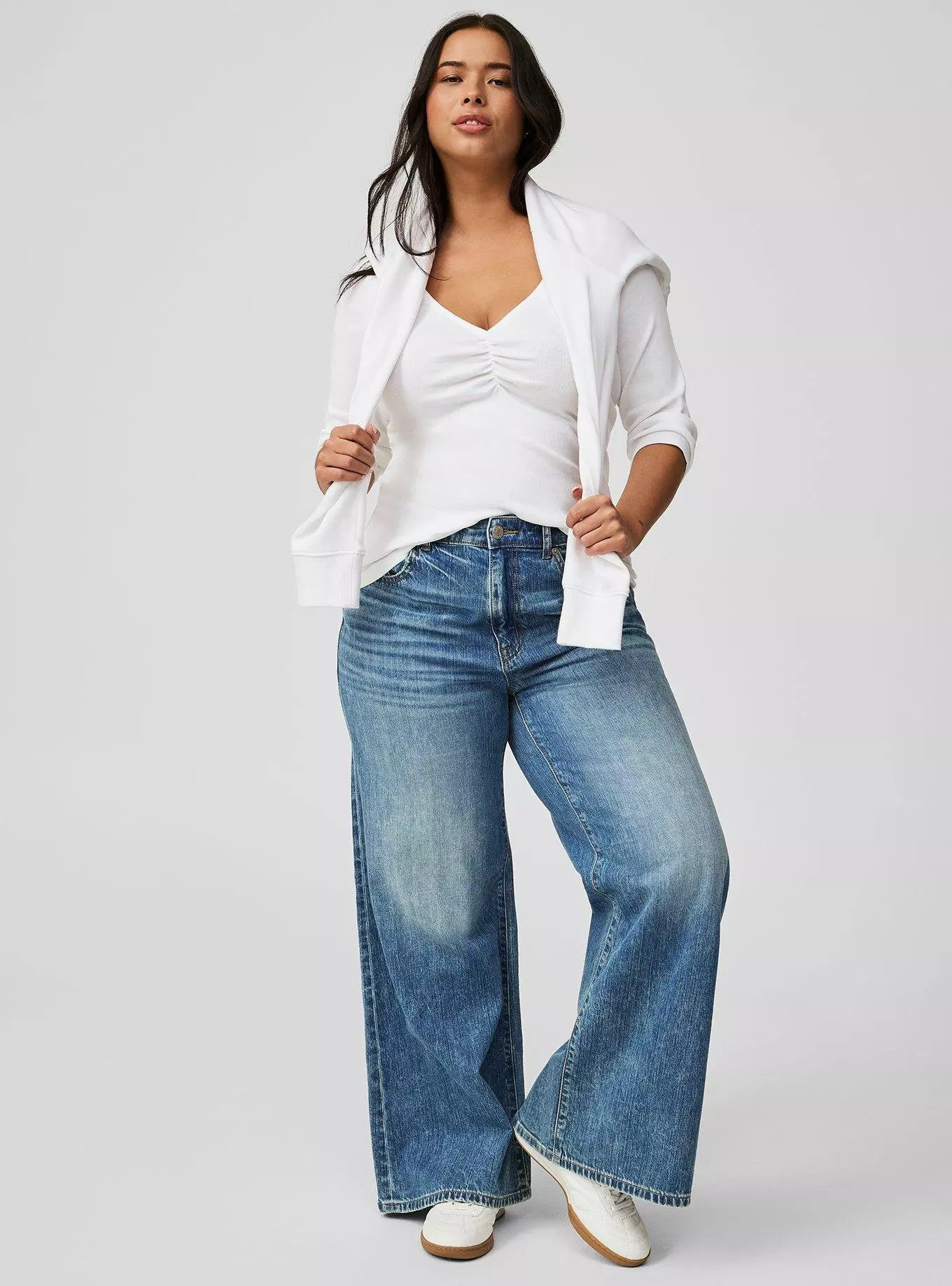 Ribbed V-Neck Top | Torrid (US & Canada)