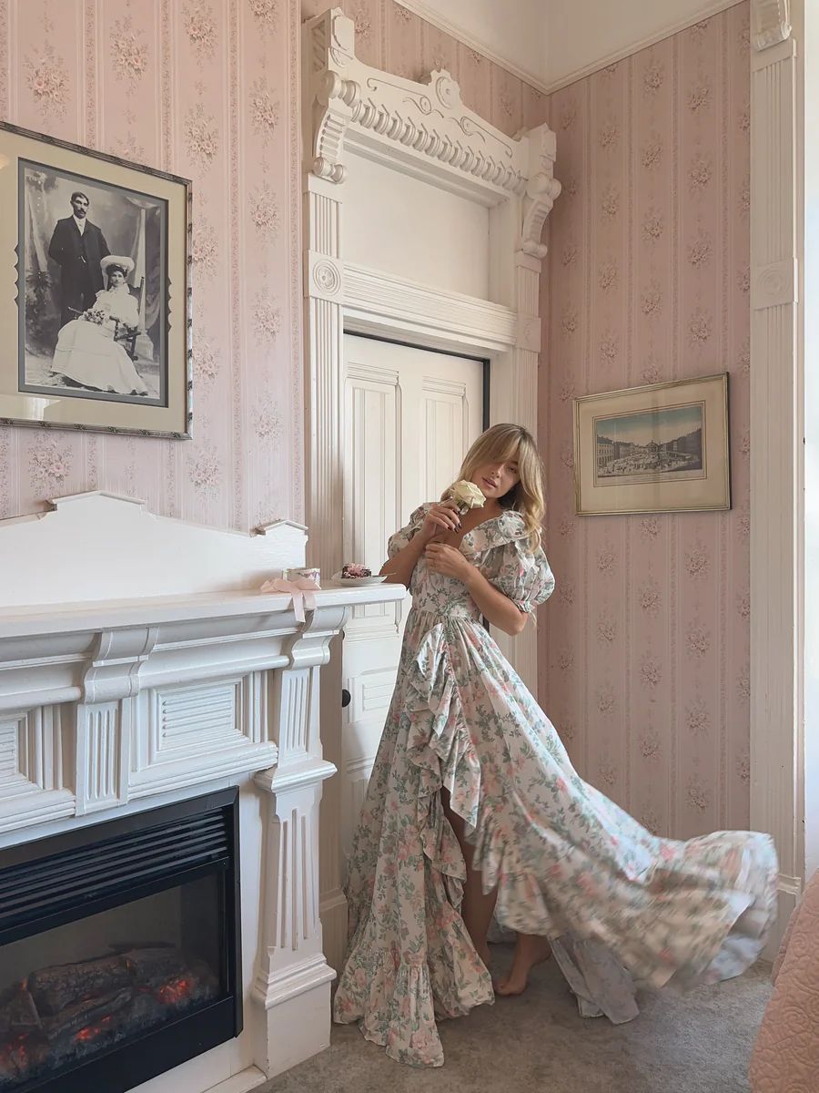 The Orchard House Rose Bloom Gown | Selkie Collection