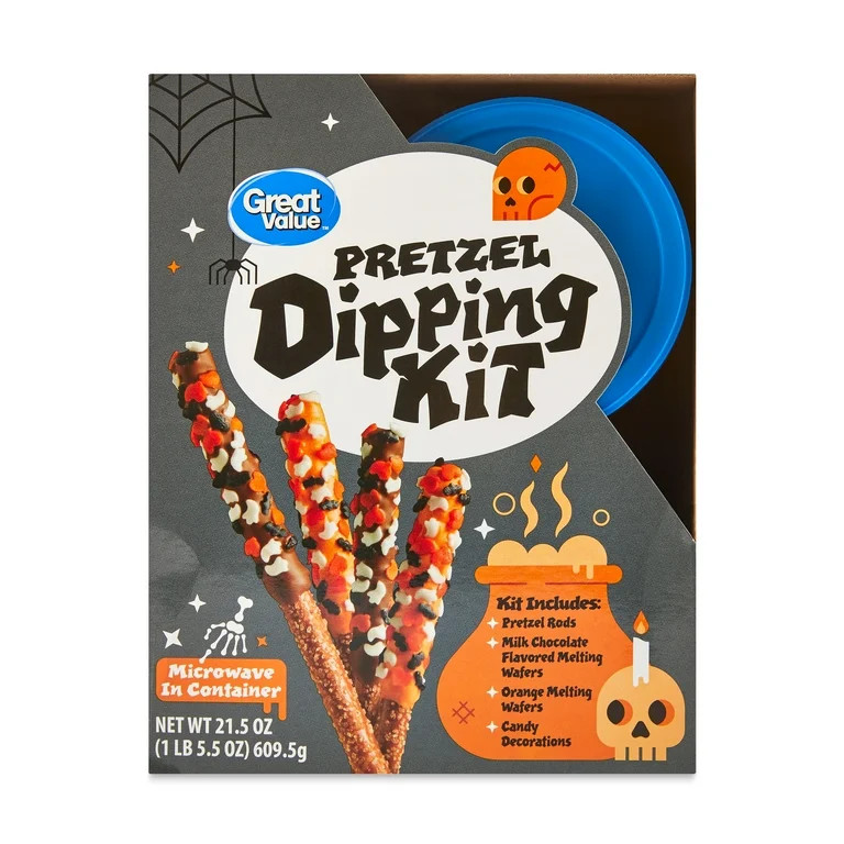 Great Value Pretzel Dipping Kit, Orange, 21.5 oz - Walmart.com | Walmart (US)