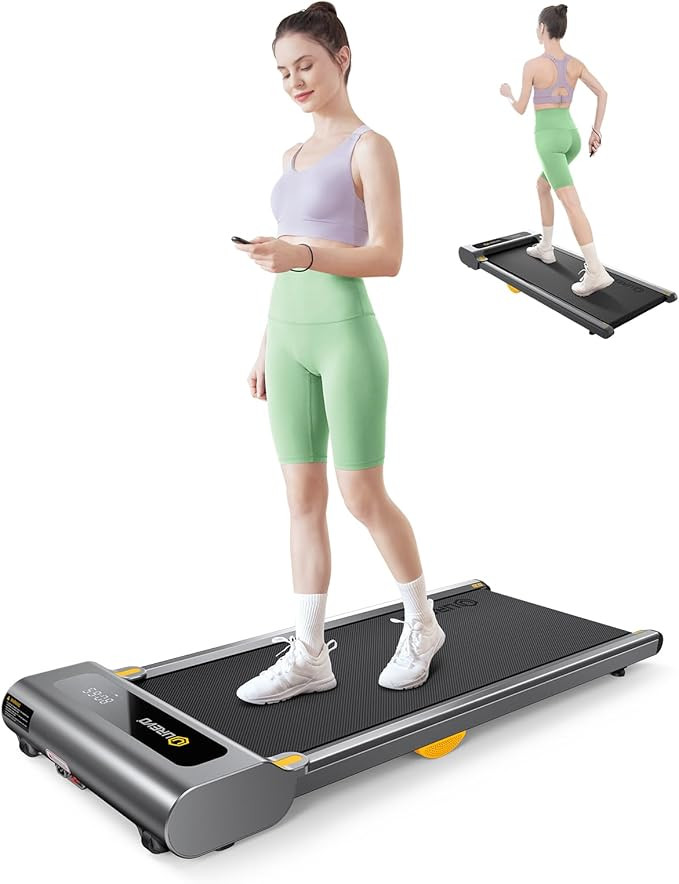 UREVO Under Desk Treadmill, Walking Pad Treadmills for Home, Portable Walking Treadmill 2.25HP, W... | Amazon (US)