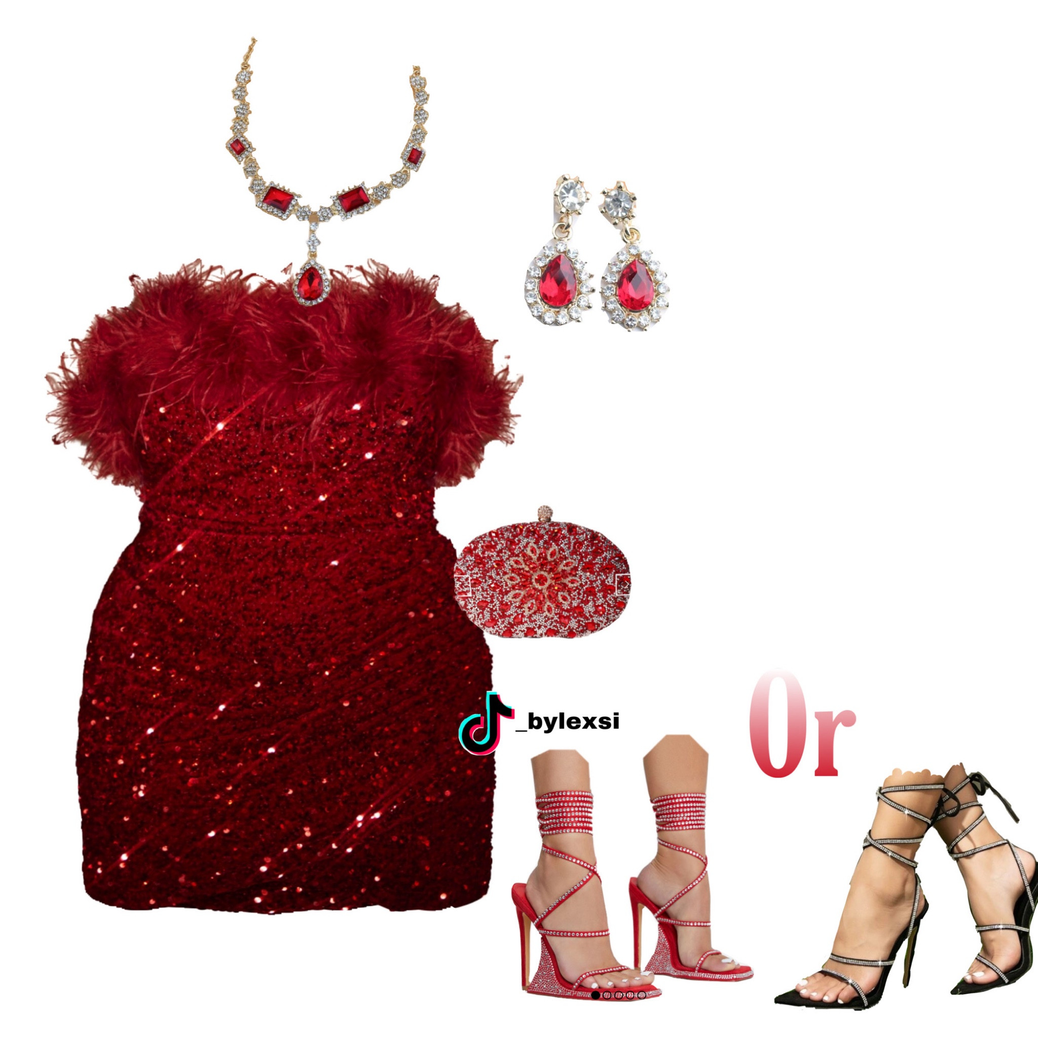 Red glam date night outfit
(Valentines day inspired) 

#LTKshoecrush #LTKbeauty #LTKstyletip