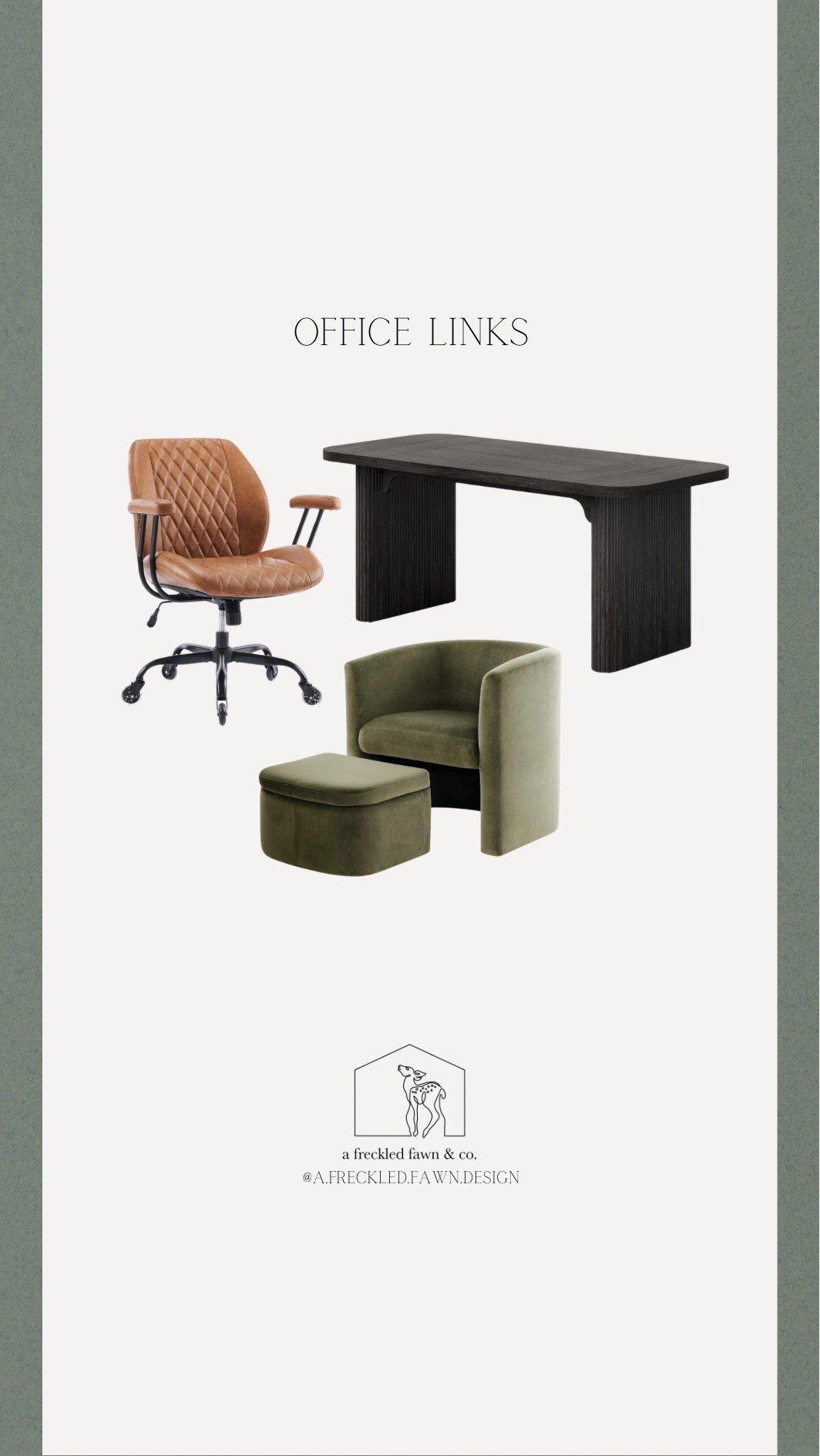 Office desk, office chair, velvet barrel chair

#LTKWorkwear #LTKHome