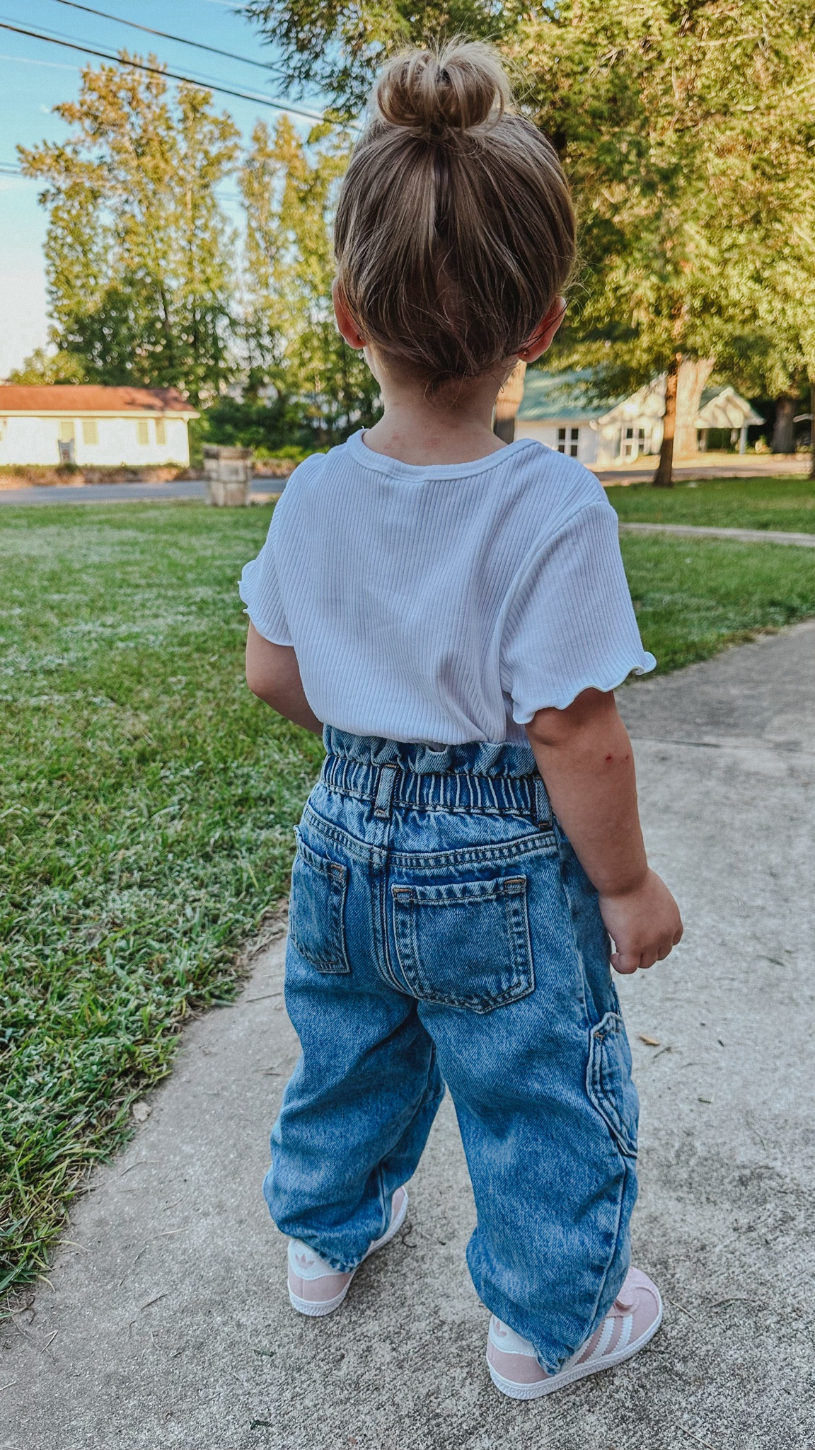 Toddler girl style



Adidas gazelle, barrel jeans, white tee, toddler outfit, fall style

#LTKKids #LTKFallSale