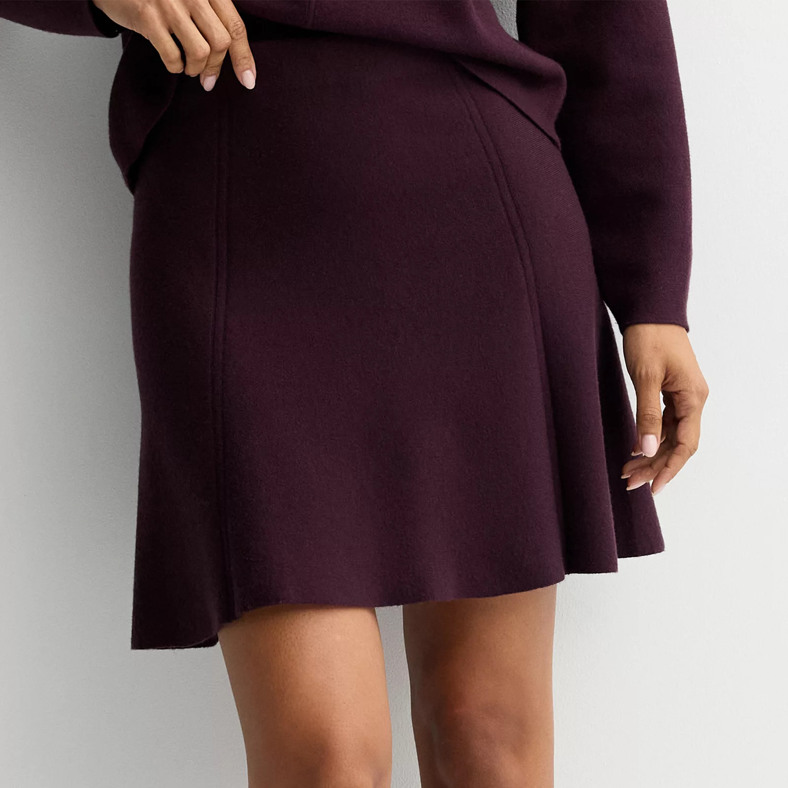 Women’s Nine West Flare Sweater Skirt | Kohl's