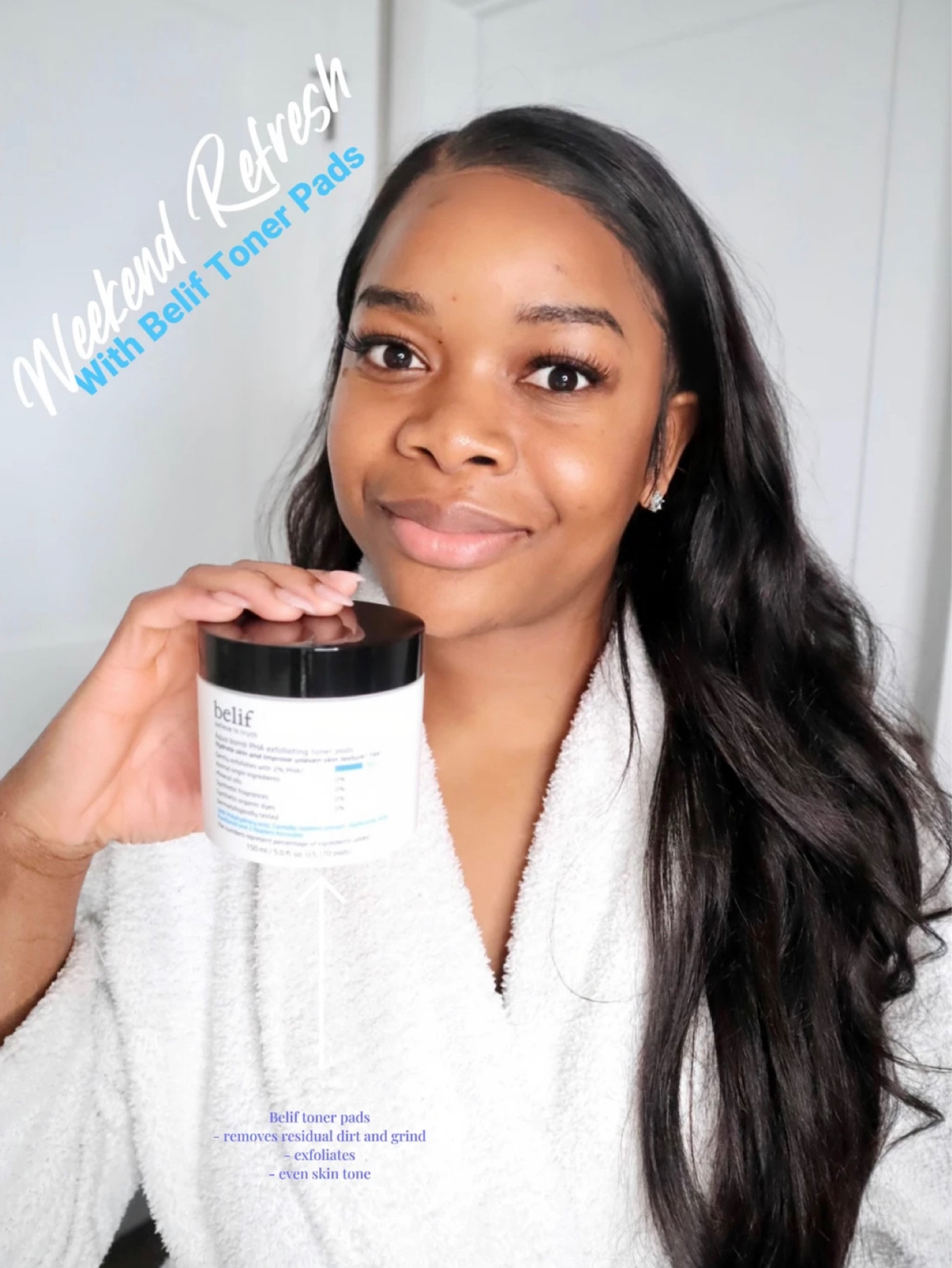 
#BelifGiftedMe 

As you know, no skin care routine is complete with out an excellent toner! Belif’s new aqua bomb PHA toner pads are excellent, not only will it leave your skin clean it will also help exfoliate and even your skin tone. 

Head over to @belifusa or @sephora now! 
#skincare #weekendrefresh #skincareroutine #beliftonerpad #Belif

#LTKstyletip #LTKbeauty #LTKunder50