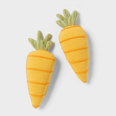 2pk Easter Carrot Shaped Throw Pillow - Spritz™ | Target