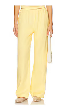 DONNI. The Linen Simple Pant in Butter from Revolve.com | Revolve Clothing (Global)