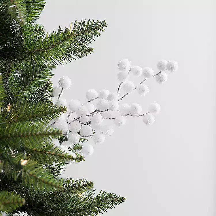 White Snowball Berry Spray | Kirkland's Home