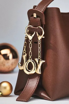 Bubble Letter Monogram Bag Charm | Anthropologie (US)
