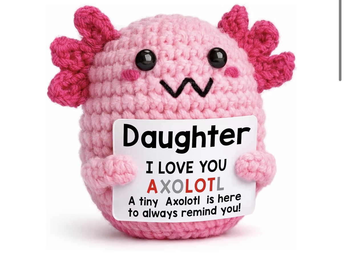 My daughter is obsessed with axolotls!