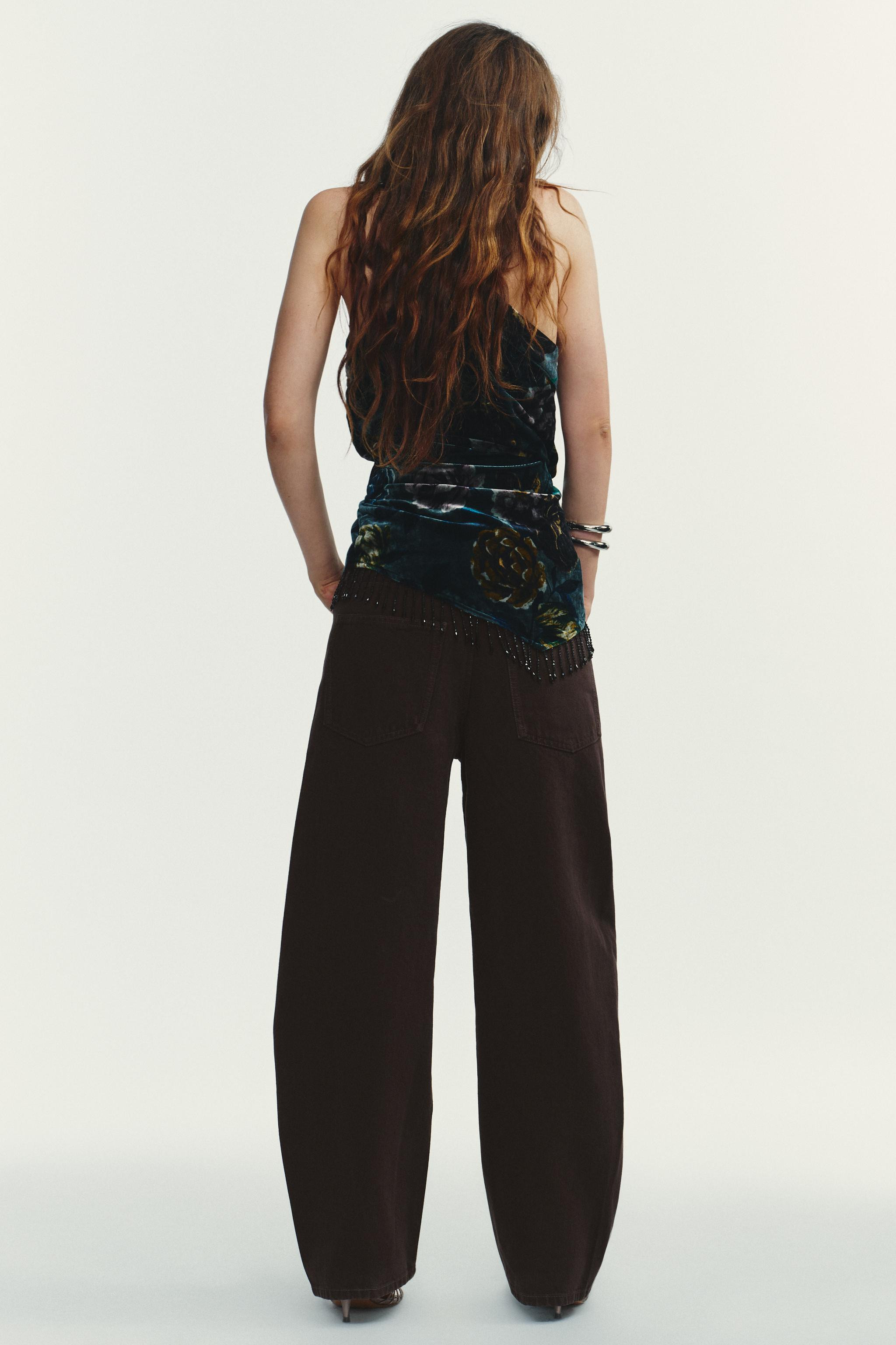 TRF MID-RISE BAGGY BARREL JEANS | Zara US