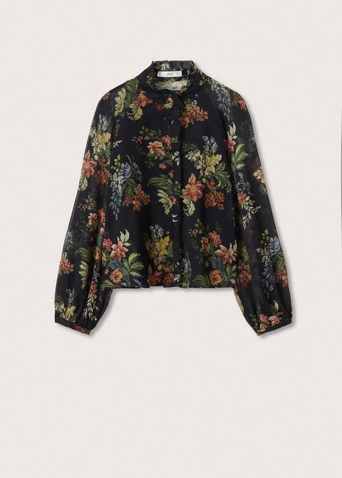 Floral print blouse | MANGO (US)