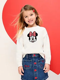 Old Navy x Disney Minnie Mouse Pullover Sweater for Toddler Girls | Old Navy (US)