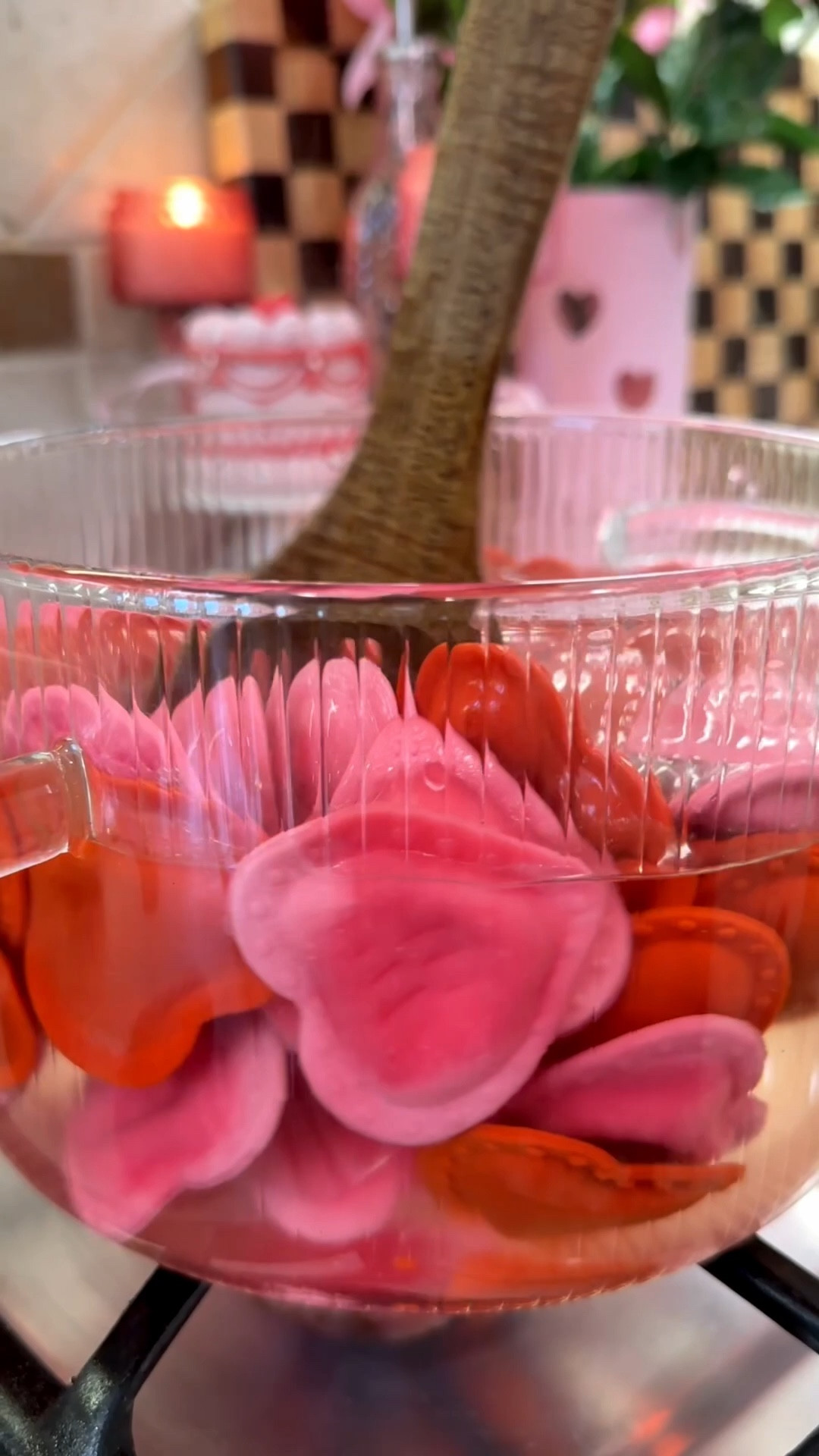 Valentine’s Day Dinner! How cute are these heart shaped tortellini pastas! So easy to prepare! Perfect for a Galentine’s night or date night! 

#LTKValentine #LTKfoodie #LTKHome