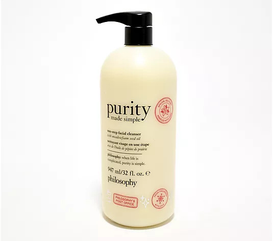 philosophy supersize holiday edition purity 32oz facial cleanser - QVC.com | QVC