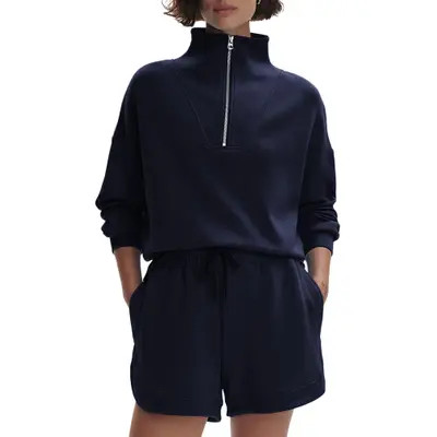 Varley Hawley Half-Zip Sweatshirt in Mushroom at Nordstrom, Size X-Small | Nordstrom