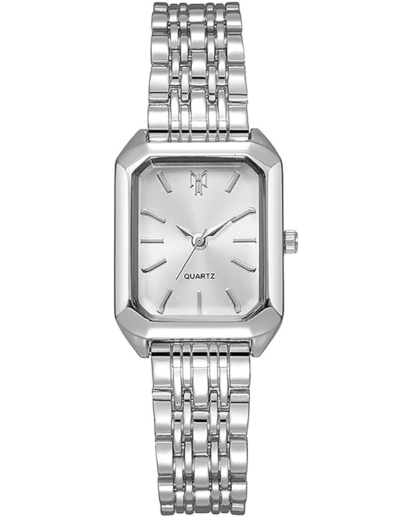 BESTKANG Watches for Women Wrist Watches Steel Strap Womens Watch Casual Fashion Simple Square Qu... | Amazon (US)