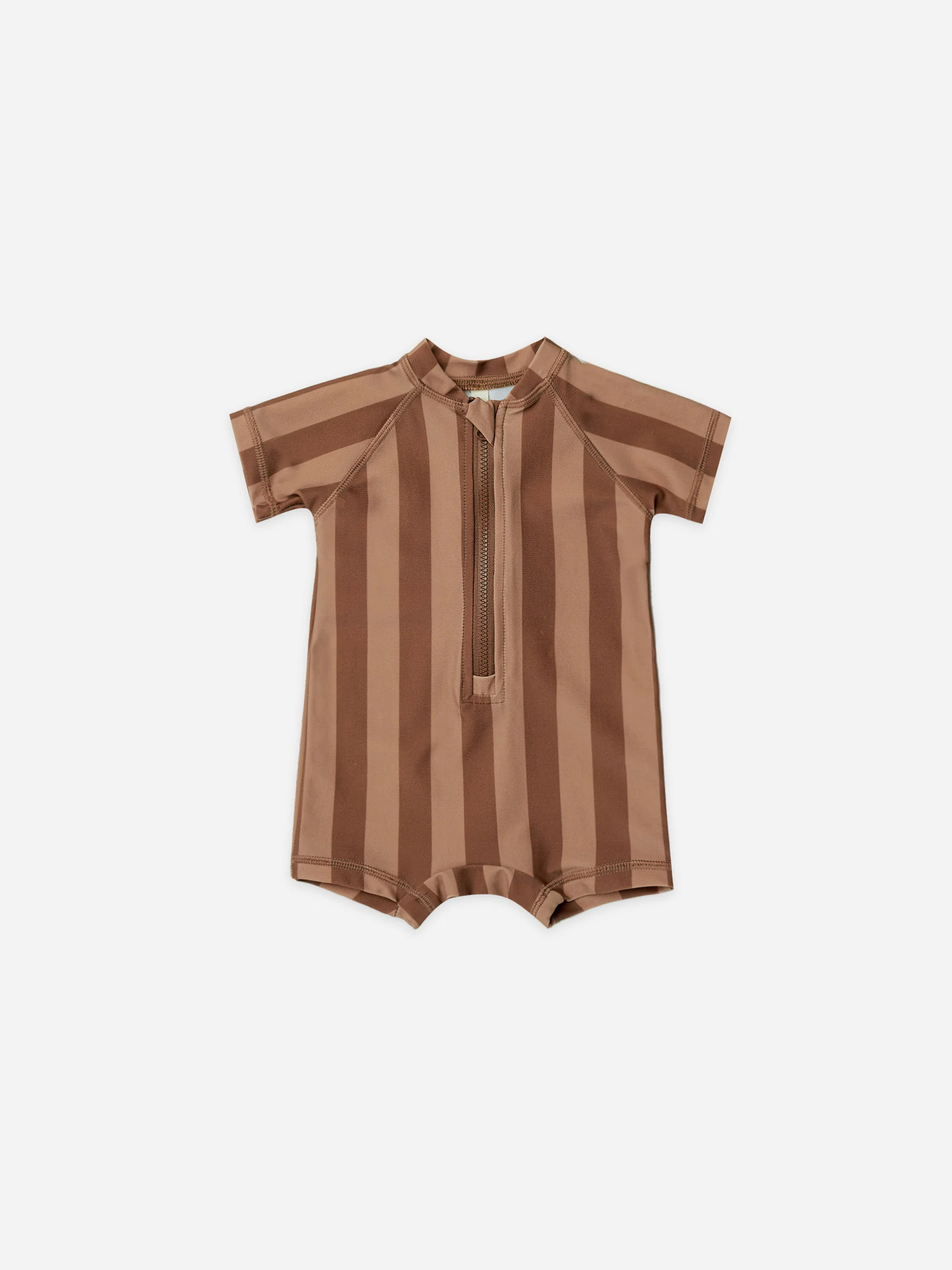 boys zip rashguard | retro stripe | Quincy Mae