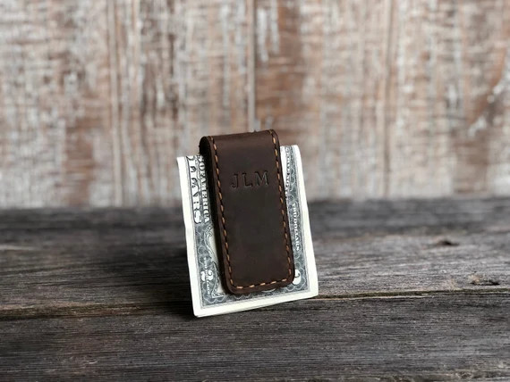Personalized Leather Money Clip. Custom Money Clip. Engraved | Etsy | Etsy (US)