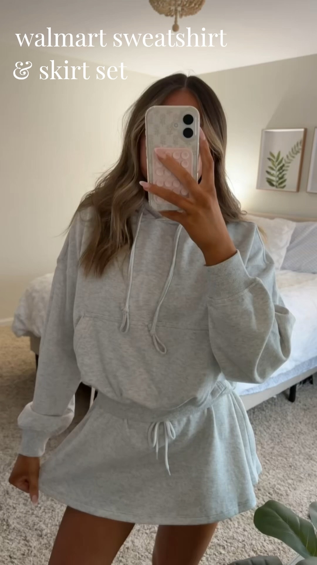 cutest walmart sweat set for $24!! the perfect fit for a nice day out, and super comfy! the sweatskirt is the perfect length, and the hoodies have a scrunched band on the waist that fits well. i am wearing an xxs in the grey set & xs in the light pink, so pick depending on if your going for more oversized or not. both colors are adorable and perfect for spring!! not to mention- not expensive at all!

#LTKspring #matchingset #springoutfitinspo #LTKfashion #Walmartdeals 

#LTKootd #LTKhaul #LTKspringtrends