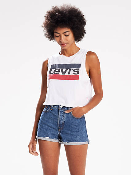 Levi's Graphic Crop Tank Top - Women's M | LEVI'S (US)