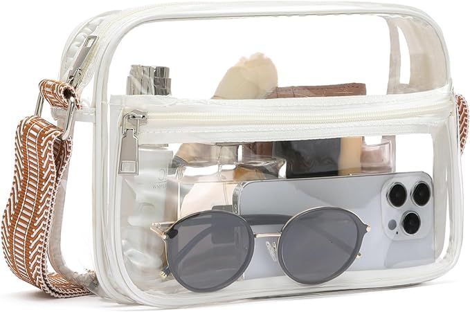 BOSTANTEN Clear Purses for Women Stadium Approved Clear Bags Small Crossbody Bags Trendy for Conc... | Amazon (US)