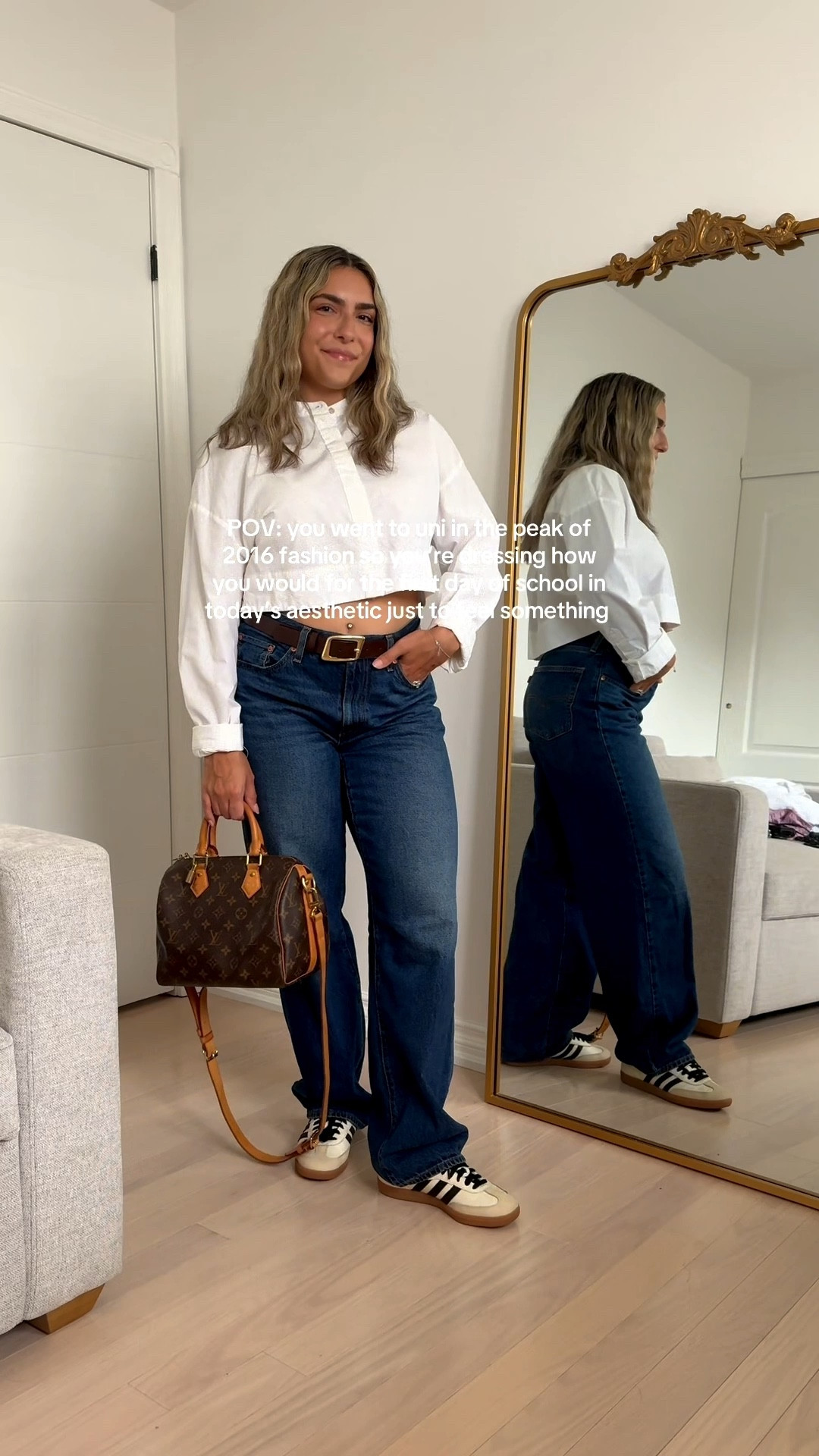 A classic & chic OOTD! These Levi’s Baggy Dad jeans felt perfect to wear today as the kids heading back to school! Linking the exact jeans and shoes here! 

#LTKcanada #LTKstyletip #LTKjeans