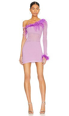 Juana Feather Trim Mini Dress
                    
                    NBD | Revolve Clothing (Global)