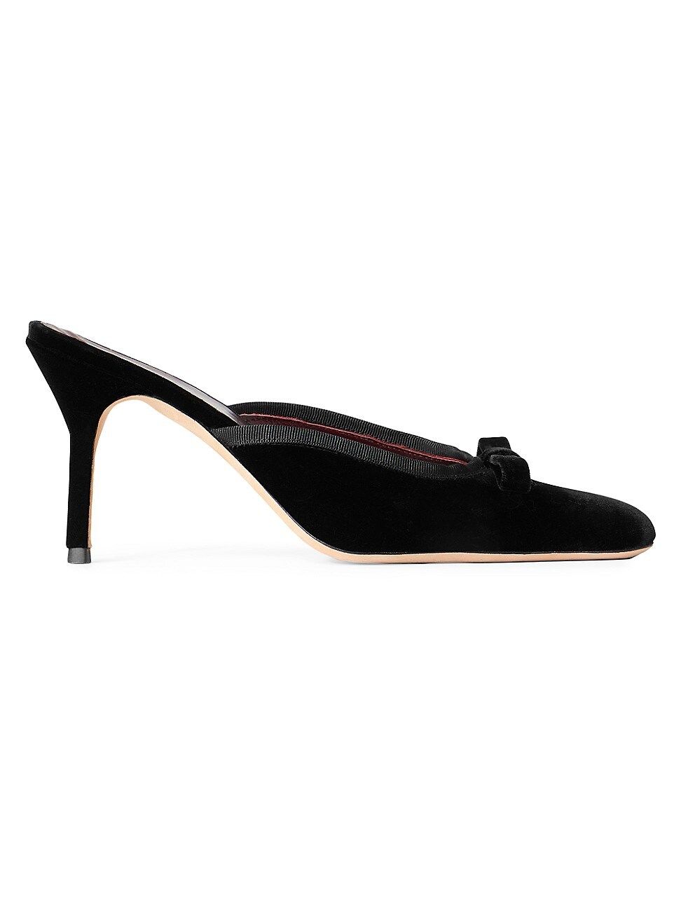 Women's Karine 90 Velvet Heels - Black - Size 9.5 | Saks Fifth Avenue
