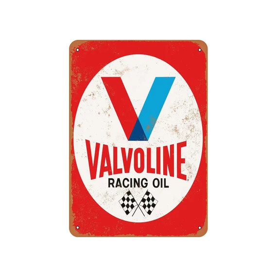 1971 Valvoline Racing Oil Vintage Look Metal Sign | Etsy (US)