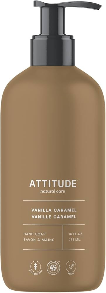 ATTITUDE Liquid Hand Soap, EWG Verified, Plant and Mineral-Based, Vegan Personal Care Products, V... | Amazon (US)
