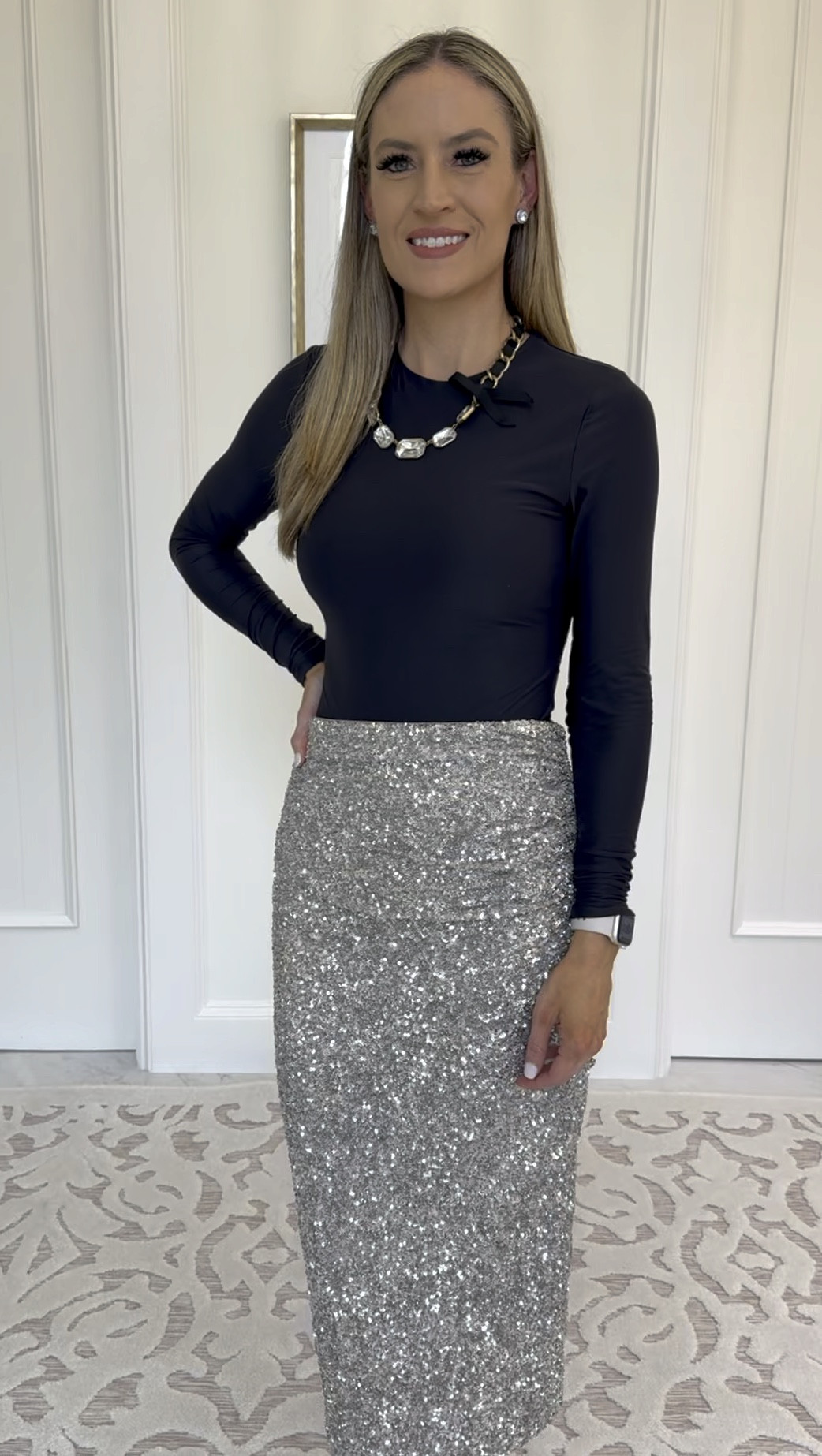 Holiday Outfit ✨

Hello Molly is having an early Black Friday sale sitewide - 20% off using code BFCM20.  They have a lot of great options for the holidays. 

#everypiecefits

Sequin skirt 
Holiday skirt 
Christmas skirt 
Christmas outfit 
Holiday card outfit 
Christmas card card out 
Christmas party outfit 
Holiday party outfit 
New Year’s Eve outfit

#LTKParties #LTKHoliday #LTKVideo
