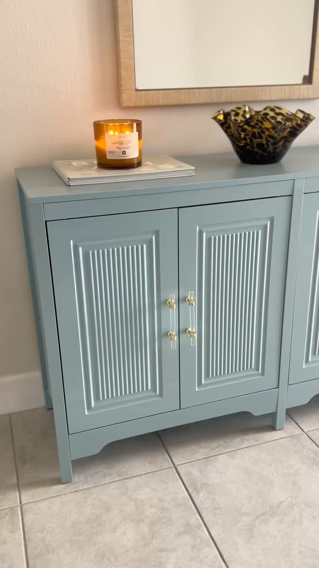 the best look for less / dupe of the viral grandmillennial cabinet!