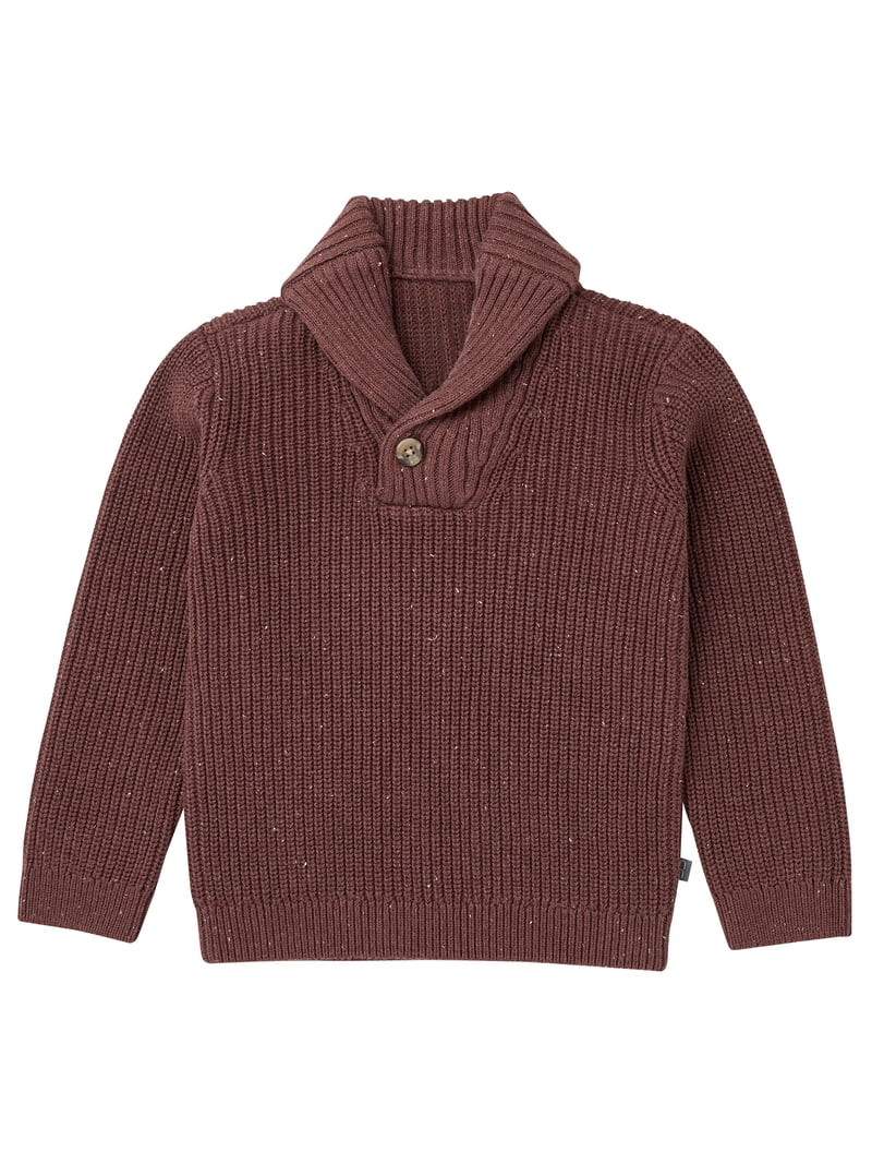 Modern Moments by Gerber Toddler Boy Shawl Collar Sweater, 12 Months - 5T | Walmart (US)