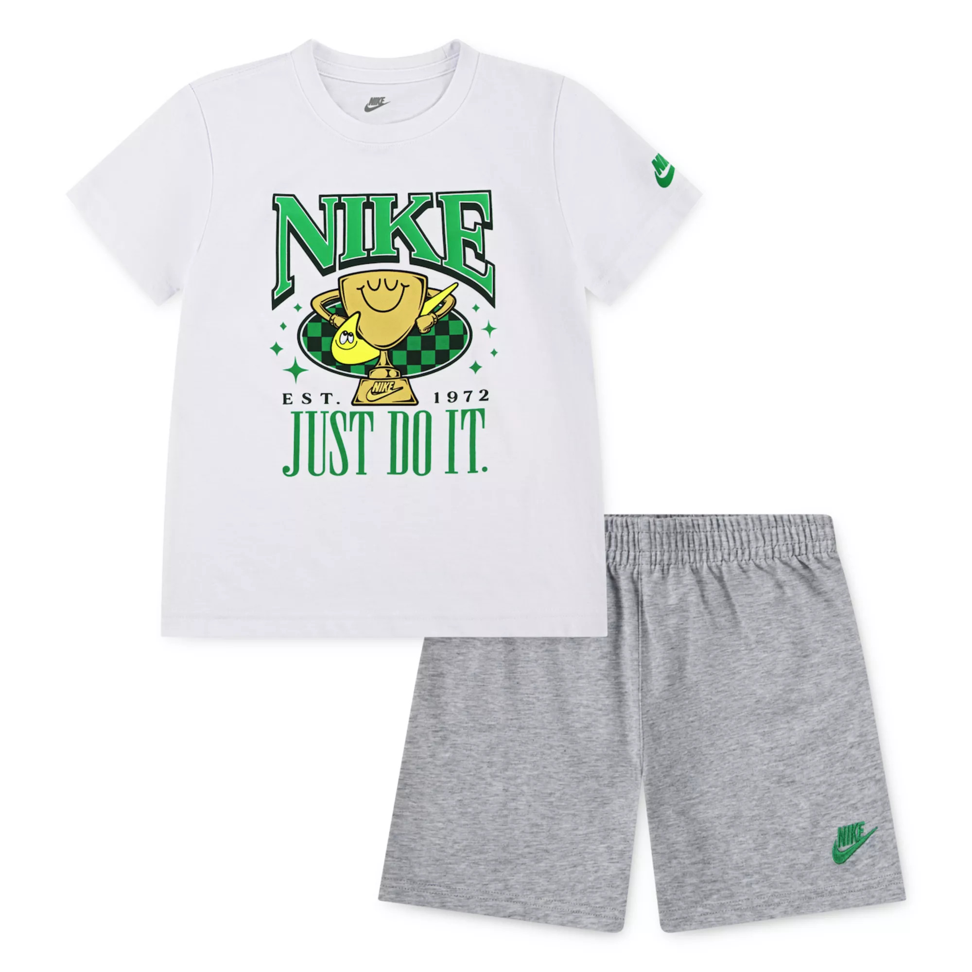 Boys 4-7 Nike "Just Do It." Trophy T-shirt & Shorts 2-Piece Set | Kohl's